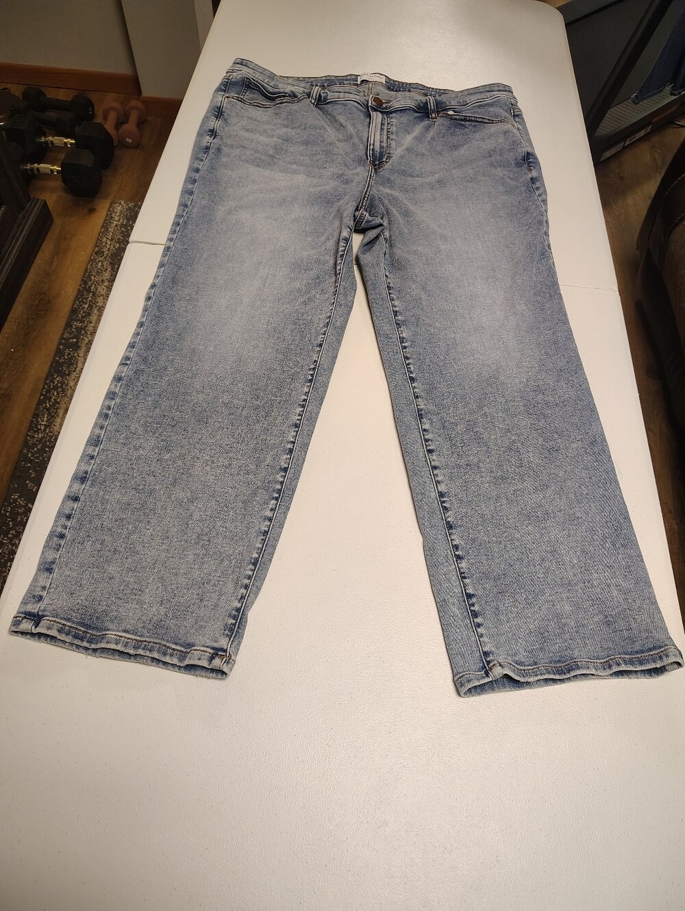 • Lane Bryant Plus Size Light Wash Denim Blue Jeans